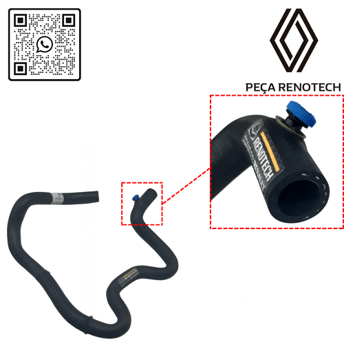 RN 05935R-P 924105935R MANGUEIRA SUP. DO AR QUENTE DUSTER 1.6 K4M - 3